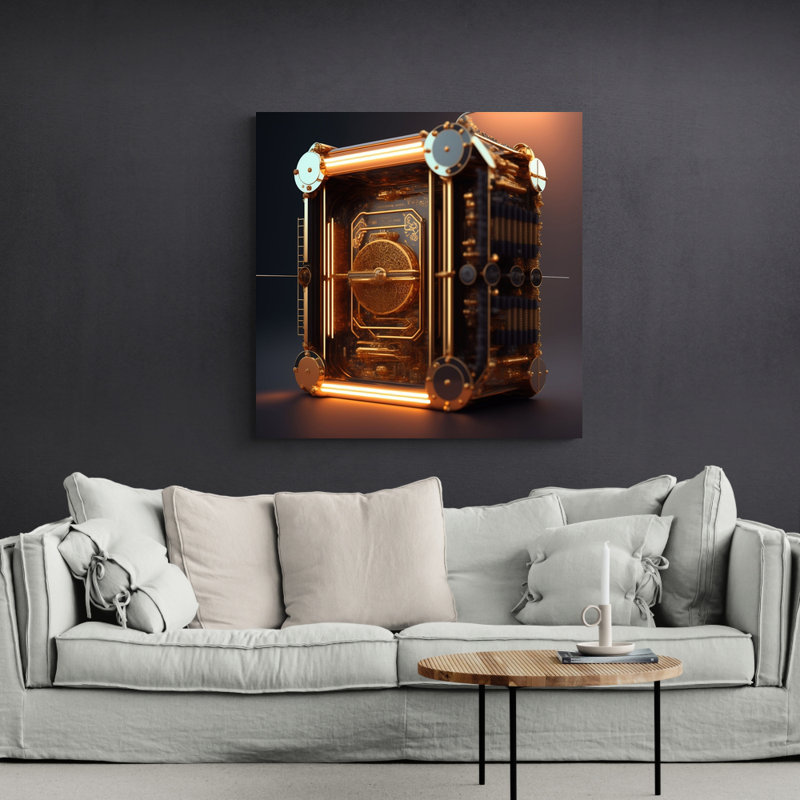 "Time Machine Rca 2" par Stephen Chambers, impression sur toile tendue, L 15 po x H 15 po
