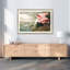 « rosee spoonbill », peinture encadrée