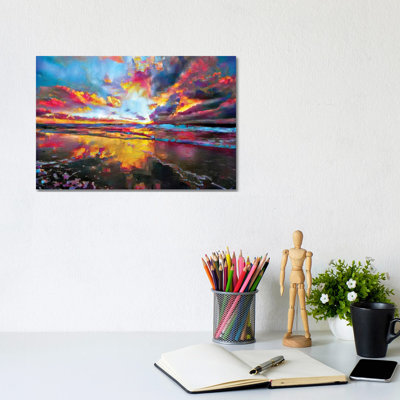 Break Through by Heather Offord - Wrapped Canvas Painting