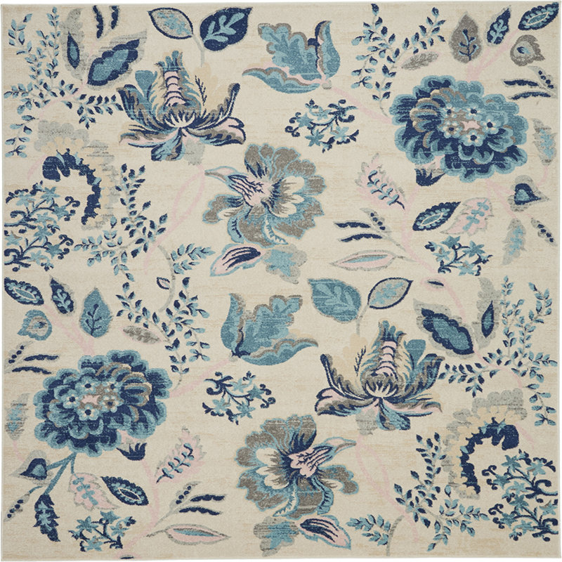 Leeming Floral Indoor Rug, Runner 2'3" x 7'3"