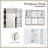 Modern Wall Mounted Bathroom Medicine Cabinet with HD Mirror and Open Shelves