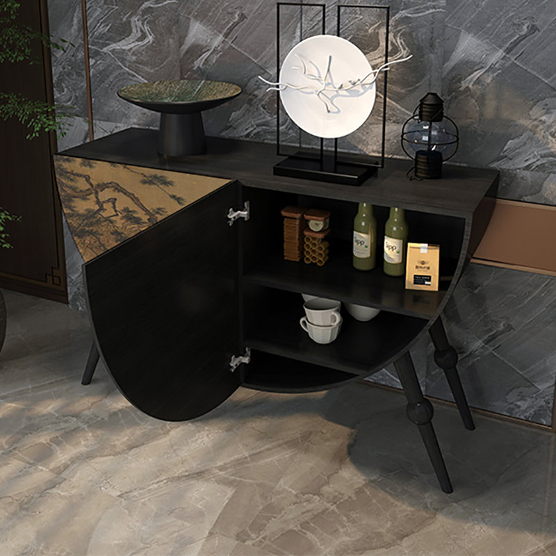 Armoire de décoration de salon en demi-cercle Esthétique