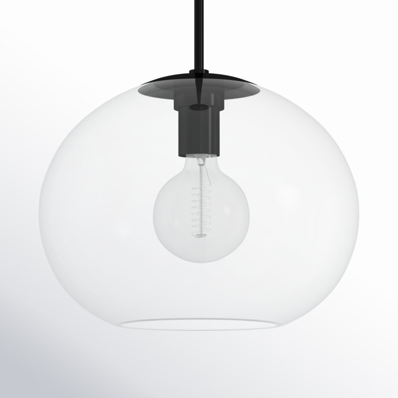1 - Light Single Pendant, Old Bronze