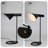 Timeless Nordic Black Table Lamp Modern Adjustable For Bedroom Living Of Discerning Homes