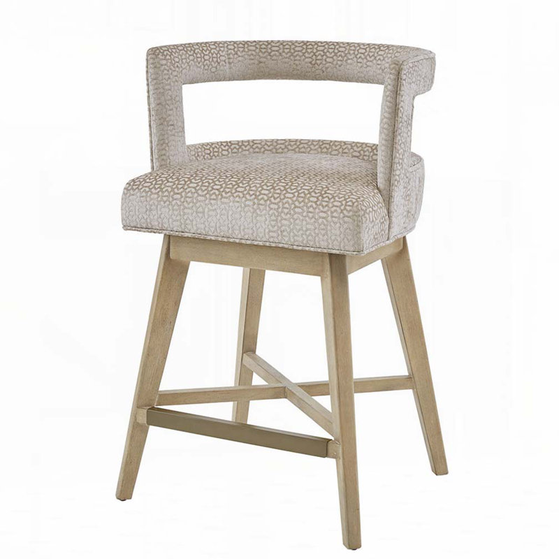 Tabouret de comptoir pivotant, Beige