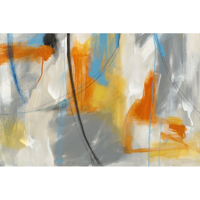 Form II by Sisa Jasper - Wrapped Canvas Painting, 30cm H x 46cm W