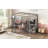 NordenSpace Full Size Loft Bed with Desk, Storage Shelves, and Drawers-115675292