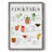 Cocktail Chart Framed Print - Solid Wood-884594950