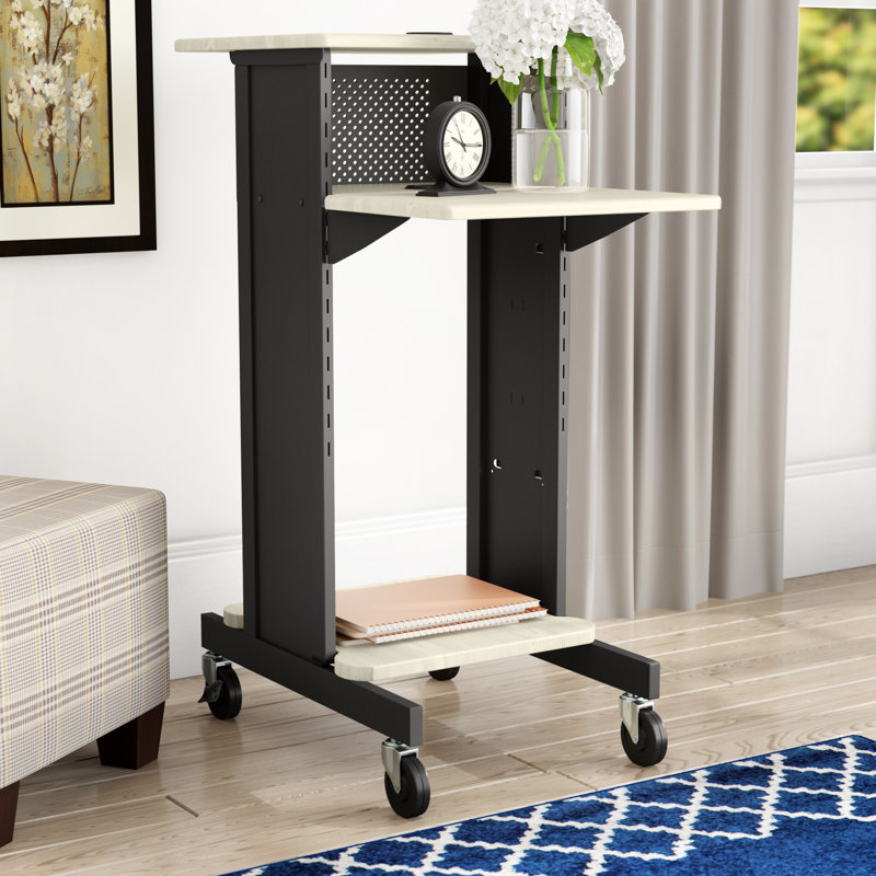 40.5'' H x 18'' W AV Cart with Wheels