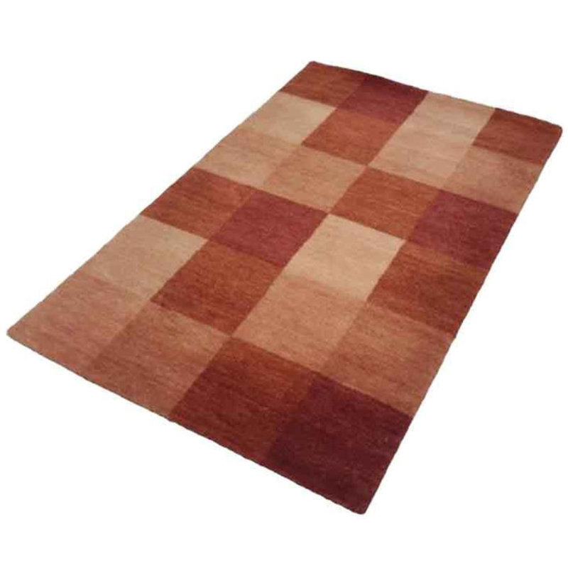 Oresto Plaid Area Rug in Multi Red