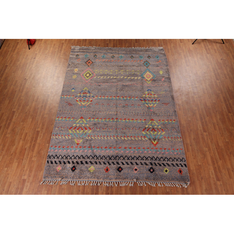 Tapis multicolore 12 pi 5 po x 8 pi 11 po One-of-a-Kind