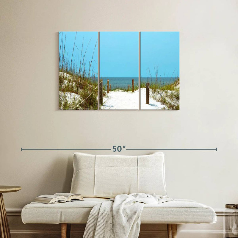 Gillard White Sandy Beach I, 24" H x 38" W