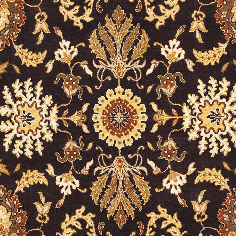 Tuscany Wool Pile Oriental Rug, Rectangle 4' x 5'6"