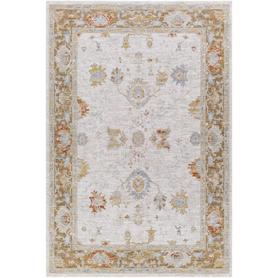 Tapis oriental crème / brun Finnlagh