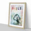 Smile in Abstract by Banksy - Picture Frame Graphic Art Print on MDF-55739716-55739713