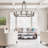 Adriana 12-Light Dimmable Steel Wagon Wheel Chandelier with Sloped Ceiling Adapter-1536916137