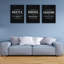 3 Piece Wrapped Canvas Print-273344538