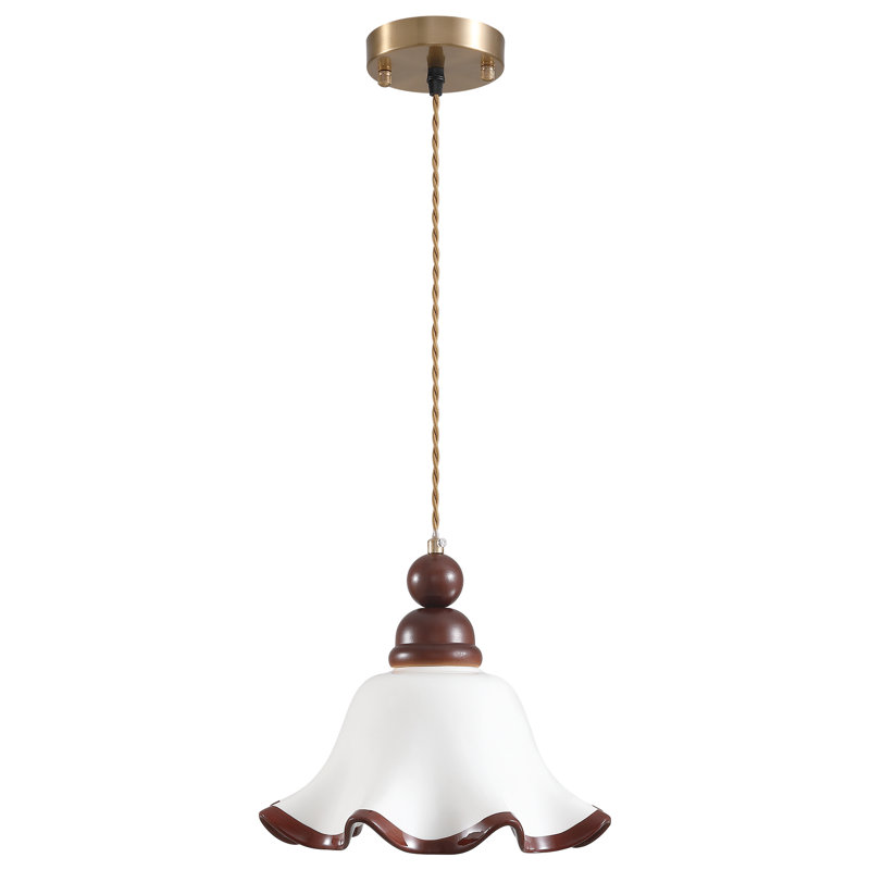 1-Light Ceramic Pandent Light