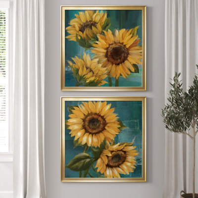 " Sunflower I " 2 - Pieces