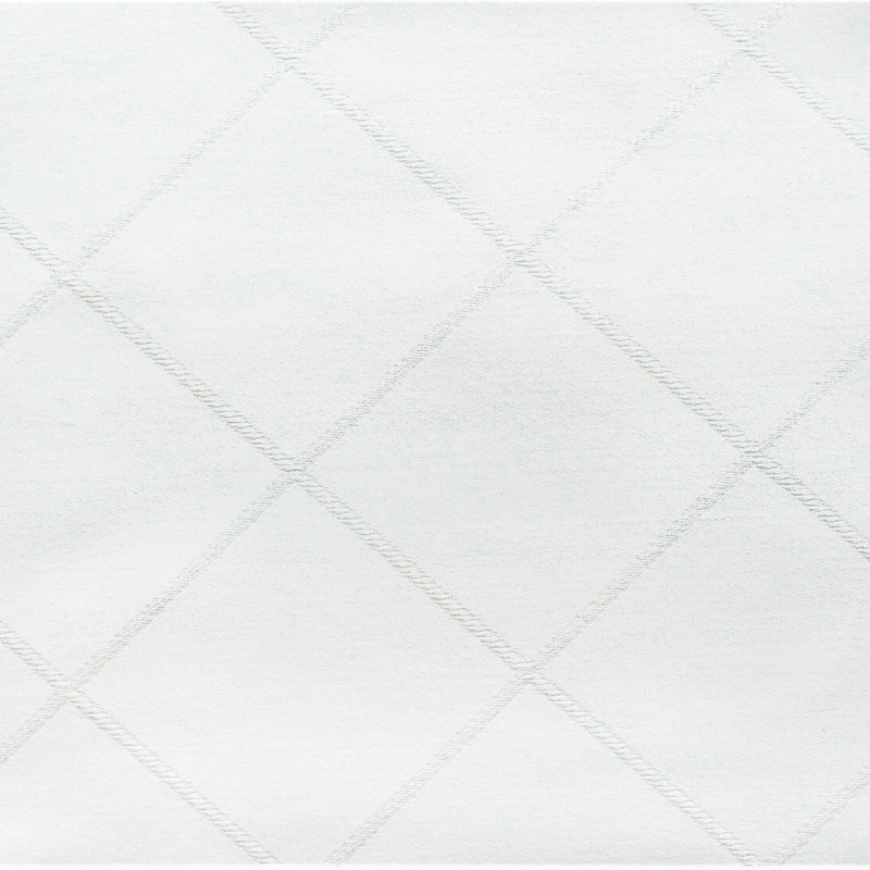 Luciana Duvet Cover, California King Duvet Cover, White Geometric