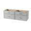 Meuble-lavabo mural flottant double 60 po Disar-126347259