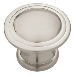 (5 Pack) 1-3/16 inch Ridge Knob Pewter