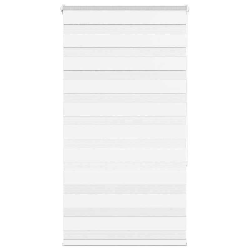 George Oliver Zebra Blind Polyester, 90cmW x 150cmL, White