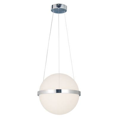 Luminaire suspendu sphérique 1 lumière à DEL Sarica