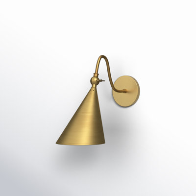 Cogan 1-Light Dimmable Armed Sconce