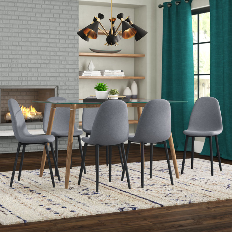 Ensemble repas 6 personnes Cavallaro, Gris