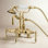 Vintage Deck Clawfoot Tub Faucet with Hand Shower