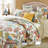  800TC 100% Egyptian Cotton Duvet Cover Set，3pcs Boho Damask Garden Floral Print Bedding Set, Soft And Skin-friendly, Aesthetic Botanical Pattern for Bedroom Guest Room All Seasons-101674825-121373011