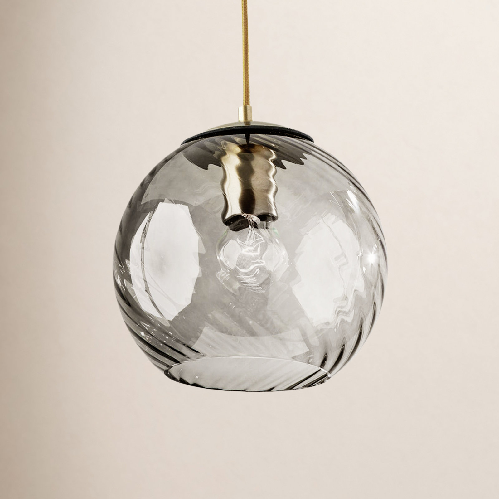Delos Single Light Glass Pendant