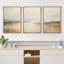 Minimal Landscape Golden Serenity Peaceful Landscape Illustration 3 - Pièces sur-98803985-98803986