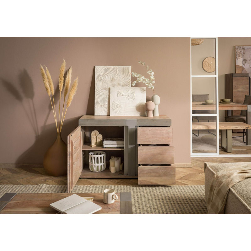 Amsterdam 115cm Solid Wood Sideboard