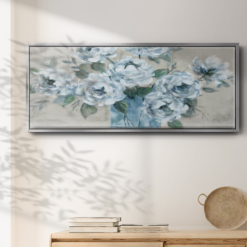 Tender Roses- Framed Canvas