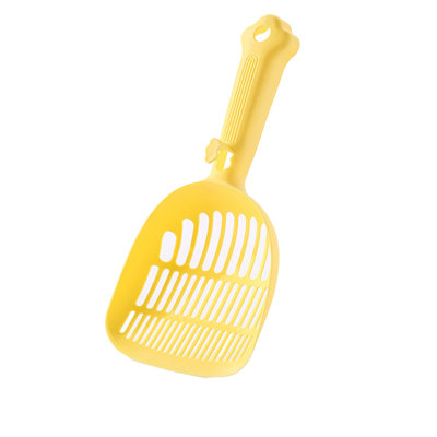 Cat Litter Scoop with Cute Handle, 11.02x5.12x1.57 inches, Yellow