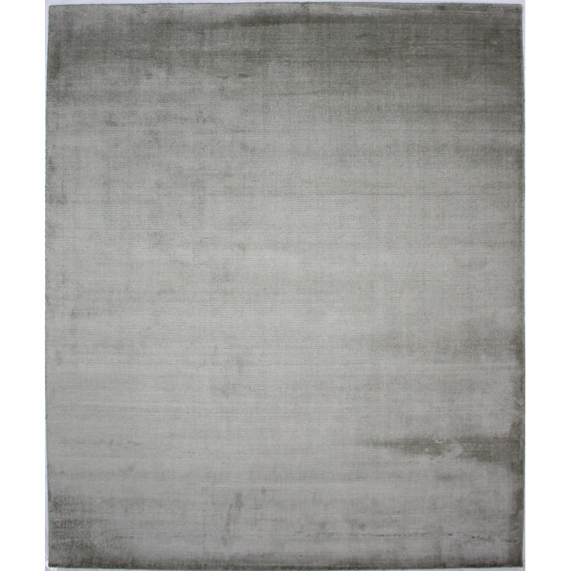 Asahi Hand loomed Rug Silver, Rectangle 9' x 12'