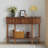 43.3'' Farmhouse Half Moon Console Table-1161319003