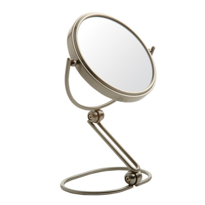 Miroir de voyage pliant avec sac de rangement Tempio