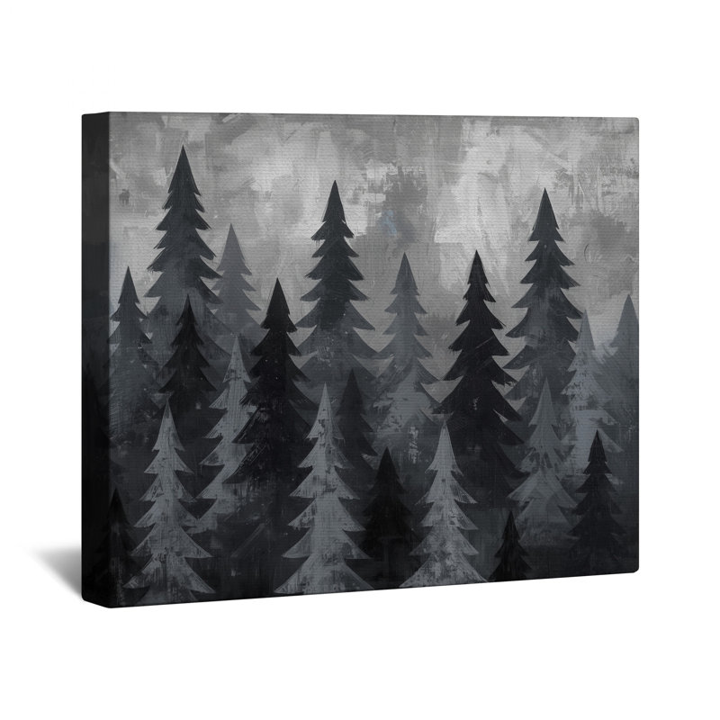 Toile tendue sur toile de pin gris, 12 x 12 pouces