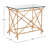 Frayia 27'' Glass Top Console Table