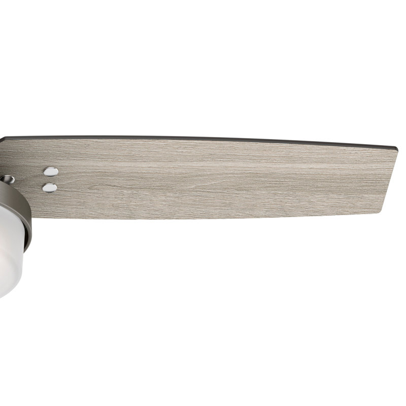 Sentinel 44" Brushed Slate Modern Ceiling Fan with LED Light