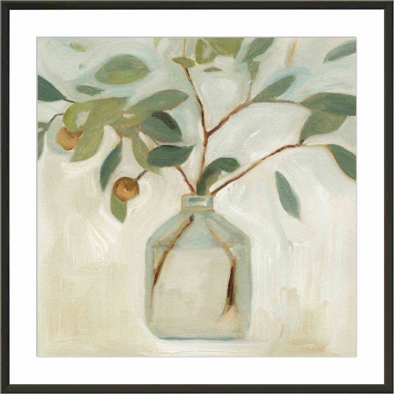 " Neutral Arrangement I " Painting Print, Black, 24.09" H x 24.09" W x 1.1" D