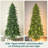 Pre-Lit Slim Green Spruce Christmas Tree-1797512711