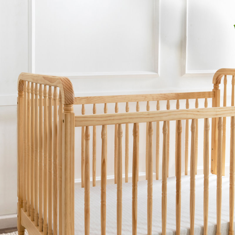 Liberty 3-in-1 Convertible Spindle Crib, Natural