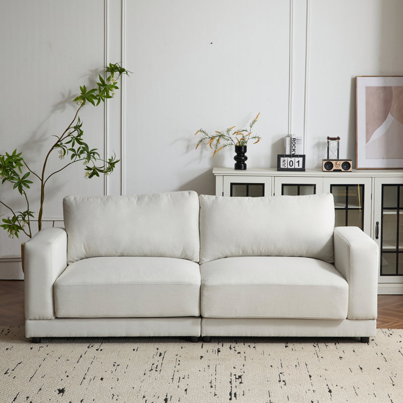 Modern Square Arm Sofa