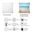 Coussin décoratif paysage avec coquillages sur une plage tropicale-577183279