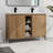 Brezhane 48-Inch Freestanding Bathroom Vanity with Double Resin Sinks & Triple Open Storage – Modern Design for Spacious Organization