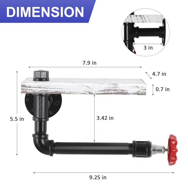 Wall Mounted Toilet Paper Holder